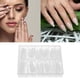 thumbnail image 3 of Uñas Postizas de Cristal Falsas JM-32 de 120 Pcs Transparentes, 3 of 5