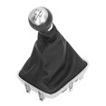 thumbnail image 4 of Gear  Knob Boot Set, Wear Resistant Car Gearstick Gaiter Kit Durable 5 Speed  For Car Silver, 4 of 8