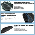 thumbnail image 4 of Shake Rider Cushion - Motorcycle Gel Seat Cushion, 3D-Honeycomb, Shock Absorption Not Stuffy, Ride 3x Longer, Fit All Motorcycle Types,Protecting Sensitive Areas,Relief No More Tailbone Soreness (2), 4 of 8