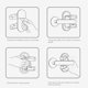 thumbnail image 4 of Uds cerraduras de seguridad puertas y manijas para palanca de puerta para niños, 4 of 5
