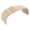 thumbnail image 4 of Puente de madera flexible y seguro para mascotas, túnel de escalada para conejos, cobayas y hámsteres (15 x 60 cm), 4 of 14