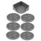 thumbnail image 5 of unbranded 1Jgo Posavasos De Silicona Gruesos Antideslizantes Para Proteger Mesas, 5 of 7