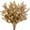 Gold Berry Leaves-2 Pcs & Spiky Grass-2 Pcs, variant on ZOELNIC 6 Bundle Artificial Bamboo Grass, Plastic Shrubs Leaves Plants Wedding Indoor Outdoor Home Garden Kitchen Office Table Arrangements Christmas Decoration
