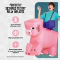 thumbnail image 5 of Minecraft Costume Gonflable pour Enfant Cochon / Taille Unique, 5 of 5