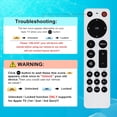 thumbnail image 3 of Universal Remote Control Replacement for Apple TV Remote Compatible with Apple TV 4K Gen 1 2 3 4 HD NO Siri and Voice Function, 3 of 4