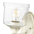 thumbnail image 2 of Golden Lighting Keating 1-light Wall Sconce in Antique Black Iron, 2 of 7
