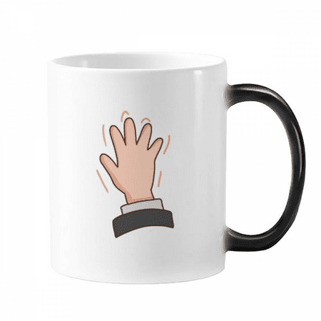 

Shudder Tremble Alm Hand Tension Strain Mug Changing Color Cup Morphing Heat Sensitive 12oz