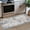 Grey Blue Orange Multi, variant on Modern Abstract Runner Rug , Machine Washable Blush Pink Sky for Girls Bedroom Ofiice Runner Non-Slip, Soft Hallway Rug Runner Thin Print Faux Wool Carpet for Entryway, Kitchen