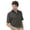 Black/Khaki, variant on Monterey Club Men's Dash Pinstripe Jersey Golf Polo Shirt #1644
