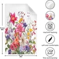 thumbnail image 3 of Coolnut Rustic Wildflowers Kitchen Dish Towels Soft Tea Towel Set of 6 Absorbent Dishcloths Hand Towels for Drying Dish Cloths 28" x 18" Washcloth Gift, 3 of 7