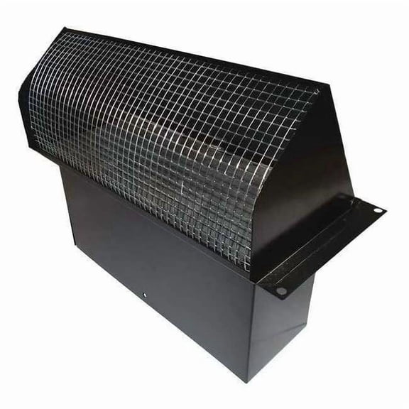 Dayton Wall Cap,3-1/4 x 10 in. Fits Duct Size 45PE72