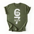 thumbnail image 3 of Funny Six Seven 6 7 Meme Design 6 7 T-Shirt, Multicolors, Size S-5XL, 3 of 5