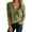 Green, variant on Shachafan Knit Zip Front Round Neck Pullover T Shirt Soft Casual Loose Fit Top For Everyday Wear Comfortable Stylish Basic Tee T Shirt Women Blank