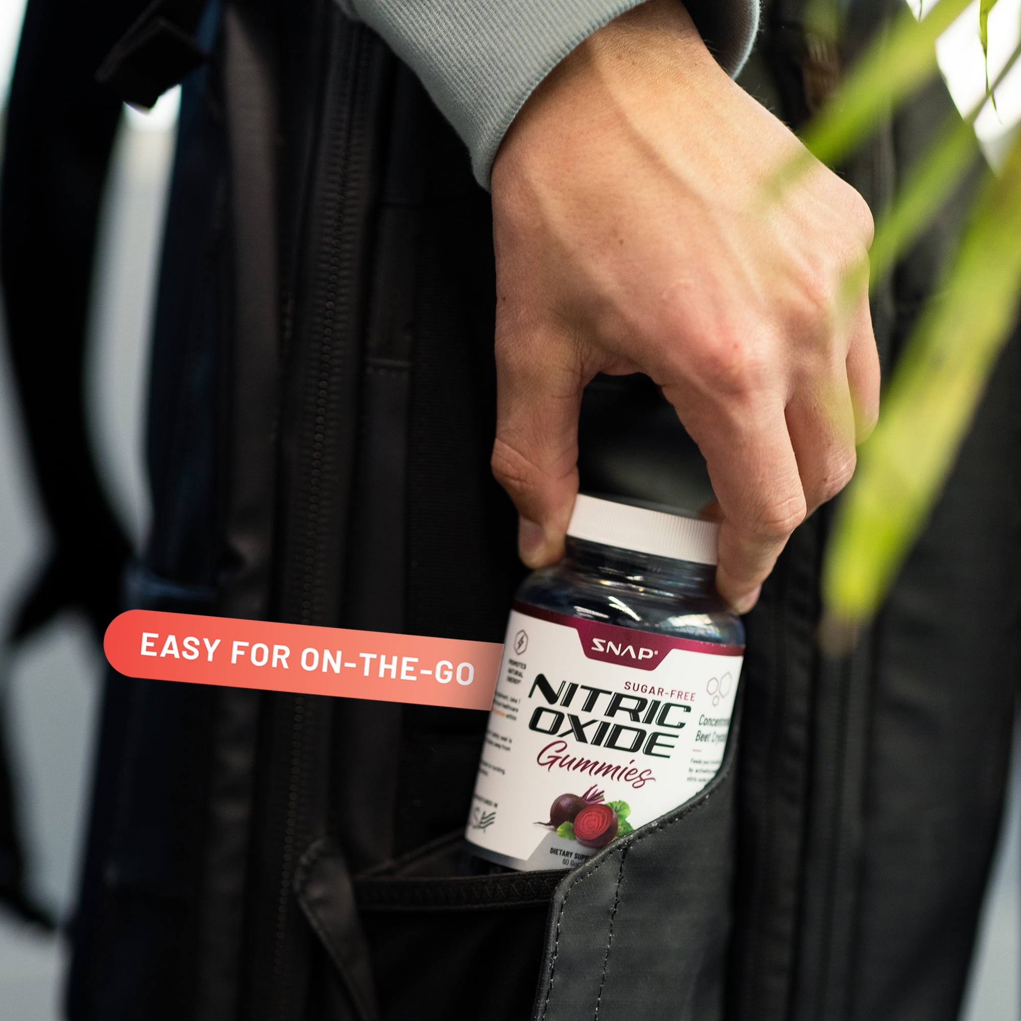 Buy Snap Supplements Nitric Oxide Gummies, Beet Root Gummy Supplement