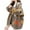 Grey, variant on Wang6 Women Plus Size Long Cardigans Sweaters Trendy Long Sleeve Button Drop Shoulder Knit Sweater Coat Fall Open Front Floral Jacquard Outwear Tops with Pocket White One Size
