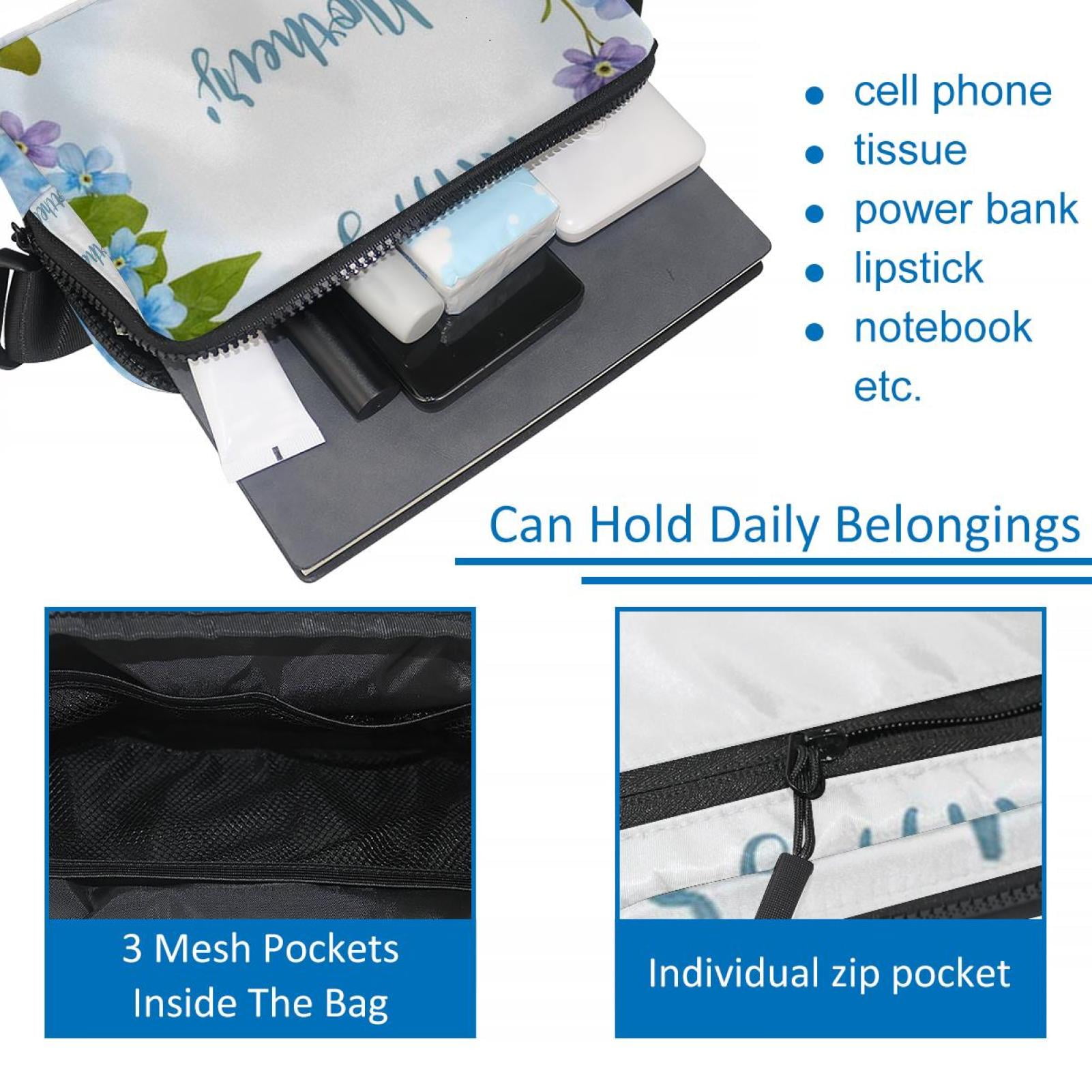 Mother's Day Lightweight, Adjustable Waist Pack Crossbody Bag Running Belt with Extension Strap - Unisex