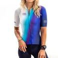 thumbnail image 3 of Maillot de ciclismo de manga corta de verano para mujer, maillot de ciclismo para mujer, bicicleta de montaña, bicicleta de carretera, camisetas ligeras y transpirables, nuevo, 3 of 5