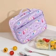 thumbnail image 6 of Jupsk Unicorn Insulated, Waterproof Inner Layer Polyester Reusable Lunch Bag, 6 of 7