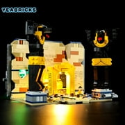 YEABRICKS LED Lighting Kit Compatible with LEGO Indiana Jones Escape from the Lost Tomb 77013 Building Toy Set(Not Include the Model)