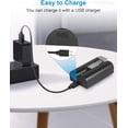 thumbnail image 6 of SUNBAT 6040mAh 3.65V Rechargeable Ring Camera Replacement Battery Compatible with Ring Video Doorbell 2/3/4/3 Plus/, Spotlight Cam, Stick Up Cam(2 Pack), 6 of 8