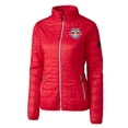thumbnail image 2 of Women's-Cutter & Buck  Red New York Red Bulls Rainier PrimaLoft Eco Insulated Full-Zip Printed Puffer Jacket, 2 of 3