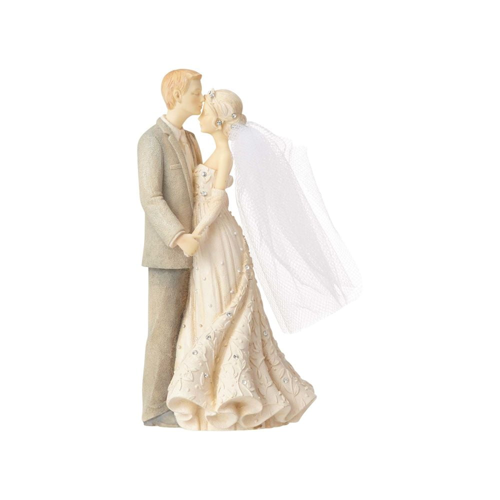 tiny bride and groom figurines