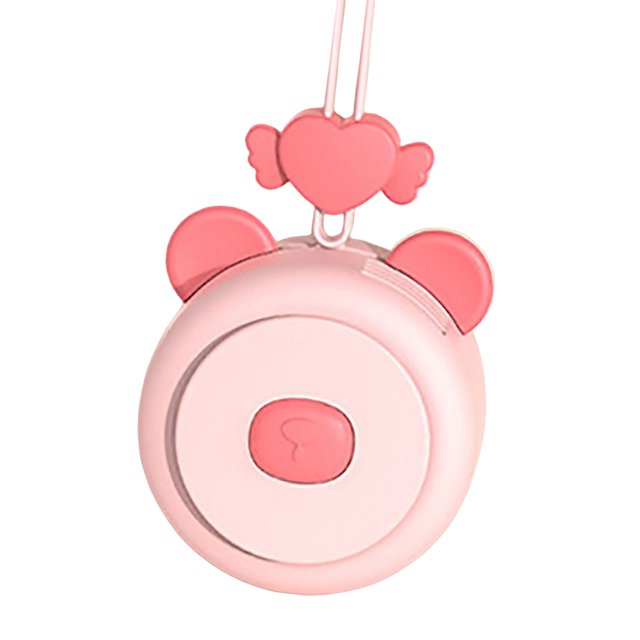 Ventilador de collar personal cuello Ventilador recargable USB Rosa Gloria Mini ventilador de cuello