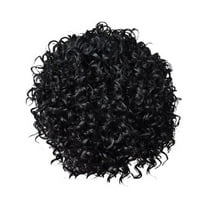 Yoofe Wigs Human Hair,Human Hair Wigs for Black Women Short Wigs No Lace Front Natural Color Wave Wigs for Women Natural Color 1Pc,9.84In