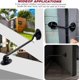thumbnail image 4 of Pestillo de gancho y ojo - 3 piezas de 75 mm para puerta de cabina, cerradura de gancho de acero inoxidable resistente para ventana, jardín y puerta, 4 of 5