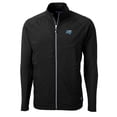 thumbnail image 2 of Men's Cutter & Buck Black MTSU Blue Raiders Big & Tall Adapt Eco Knit Hybrid Recycled Full-Zip Jacket, 2 of 3