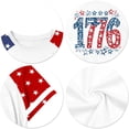 thumbnail image 4 of CCRFTGI 250th Anniversary Usa Shirt for Kids Girls Size 7-8 Independence Day Cute Tops 4th Of July 1776 American Flag Tshirt July 4th Celebration Summer Tops 1776 T-Shirts Sky Blue 11-12 Years, 4 of 5