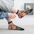 thumbnail image 2 of Pofeuu Butterflies And Flowers Painting Print 30cm Socks, Adult Running Hiking Socks for Youth and Adult, 2 of 7