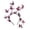 Pink, variant on Butterfly Fascinator Headbands for Women Feather Wedding Crown Tea Party Halloween Hair Wreath Boho Fashion Headband 1 PC Purple one size