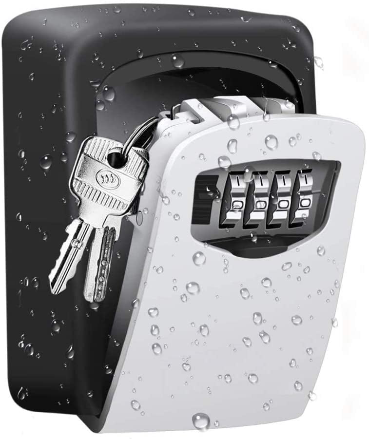 4 Digit Lockbox Key Lock Box for Realtor Real Estate Safe Hook Organizer Storage 