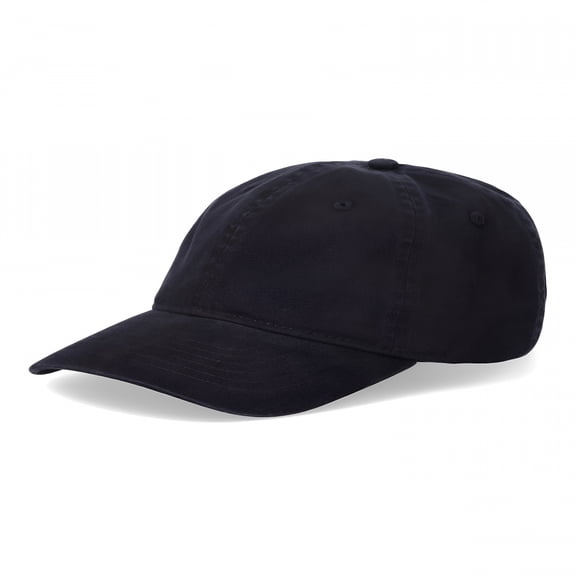 TELOLY Men's Solid Cotton Twill Baseball Cap Mens Baseball Hats, Black Soot