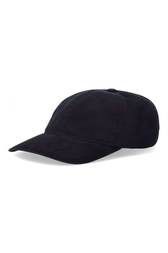 Men's Solid Cotton Twill Baseball Cap Mens Baseball Hats, Black Soot