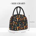 thumbnail image 2 of Easygdp Colorful Plants Mushroom Bolsa de Almuerzo Insulada Grande, Forro de Aluminio, Diseño Espacioso, a Prueba de Fugas, Ideal para Trabajo, Picnics, Viajes y Actividades al Aire Libre, 2 of 6