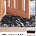 thumbnail image 3 of Black Gothic Sun Moon Flower Pattern Door Rugs,Washable Non Slip Door Mats Indoor,Decorative Door Mats,Entry Mat Indoor for Entrance,Bedroom,Kitchen,Bathroom,30"x17", 3 of 6