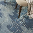 thumbnail image 6 of Nourison Symmetry Abstract Blue/Beige 3'9" x 5'9" Area Rug, (4x6), 6 of 8