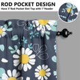 thumbnail image 5 of Rustic Bohemian Curtains 36 Inch - 3 Panel Wildflower Farmhouse Set with Vintage Floral Design, Rod Pocket Kitchen Window Drapes for Country Decor, 5 of 6
