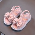 thumbnail image 4 of Zanarzt Toddler Girls Shoes Sandals Toddler Girl Sandals Little Girl Summer Dress Shoes Lightweight Open Toe Beach Holiday Pink,US 3-3.5 Years, 4 of 4