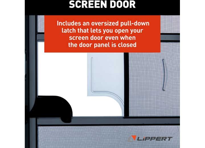 Lippert Components V000431028 - 26"W x 72"H White Oblong Entry Door