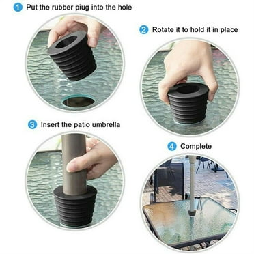 Umbrella Cone Ring Wedge Plug For 38mm Patio Table Hole Opening Parasol Stand 1pcs Courtyard Umbrella Durable Laisenwei