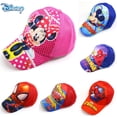 thumbnail image 2 of Disney-gorra de béisbol de Spiderman para niños, gorro de malla de dibujos animados de Frozen, Anna, Elsa, Mickey, Minnie Mouse, Hip-hop, ajustable, regalo Fivean unisex, 2 of 2