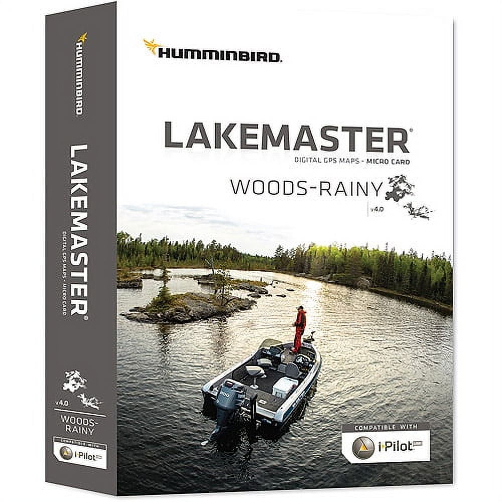 Humminbird 600027-2 Lakemaster Cartography, Lake-Woods/Rainy Lake