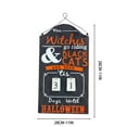 thumbnail image 2 of Halloween Decor Halloween Wooden Calendar Ornament Home Wall Decoration Halloween Calendar Countdown Wooden Hanging Board Halloween Decorations Outdoor Halloween Decorations Indoor, 2 of 5