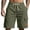 Army Green_#63014, variant on Homozy Shorts for Men Casual Short Drawstring Elastic Waist Lightweight Summer Beach Shorts Loose Fit