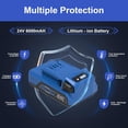thumbnail image 4 of 24Volt 3.0Ah Replacement for Ko*balt 24V Battery Max KB624-03 KB524-03 KB424-03 KB224-03 KB124-03 Cordless Tools Ko*balt 24V Lithium Battery, 4 of 6