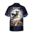 thumbnail image 2 of Happy Halloween Golden Retriever Witch Pumpkins Bats Hawaiian Shirt Breathable Summer Unisex Merch Goldens Dog Lover Gifts Idea - 13012, 2 of 6