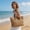 Coffee, variant on Woven Tote Bag for Women, Large Capacity Rope Shoulder Handbag with Spacious Interior, Casual Beach Bag for Vacation Travel Shopping Office Work and Everyday Carry, Stylish Summer Fashion Purse